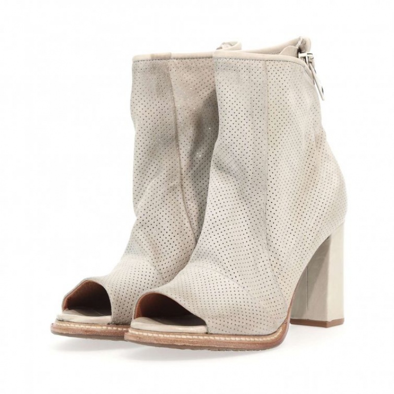 A.S.98 Brucie Ankle boots Dame Beige | NO-IQUABD380
