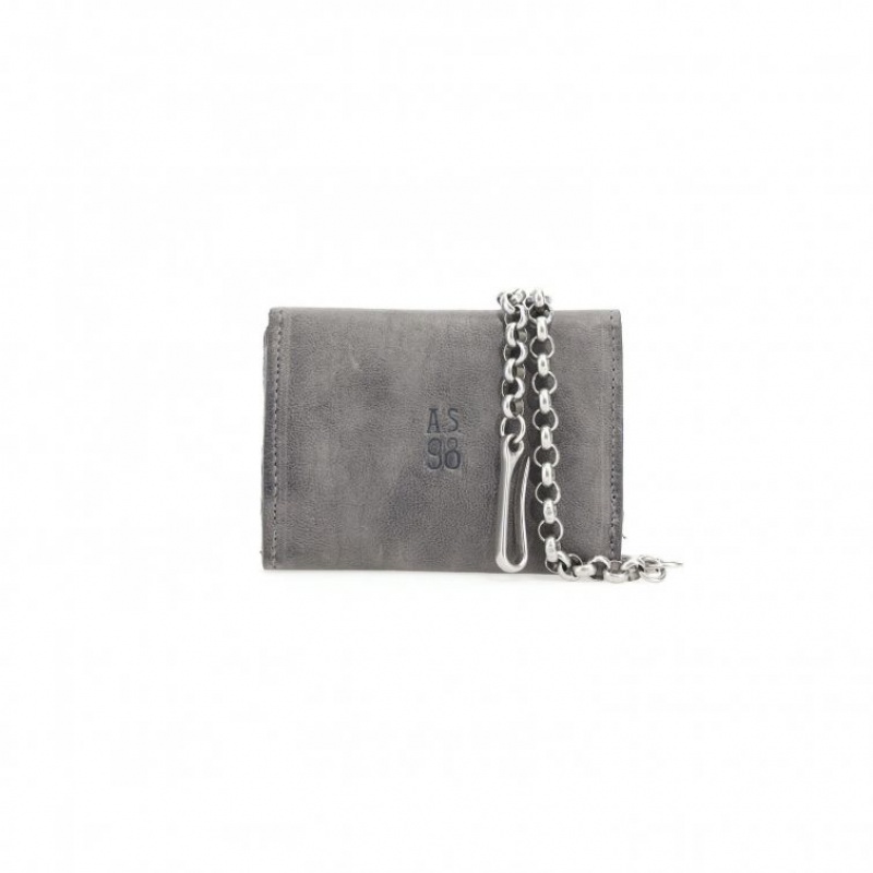 A.S.98 Buck Lommebok Unisex Grå | NO-ETWXJZ610