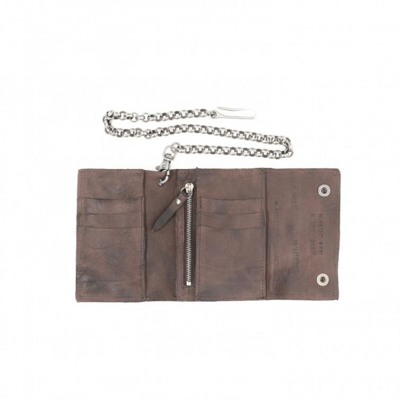 A.S.98 Buck Lommebok Unisex Sjokolade | NO-BRIUTL235