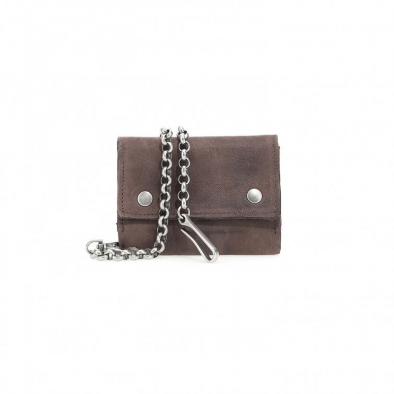 A.S.98 Buck Lommebok Unisex Sjokolade | NO-BRIUTL235