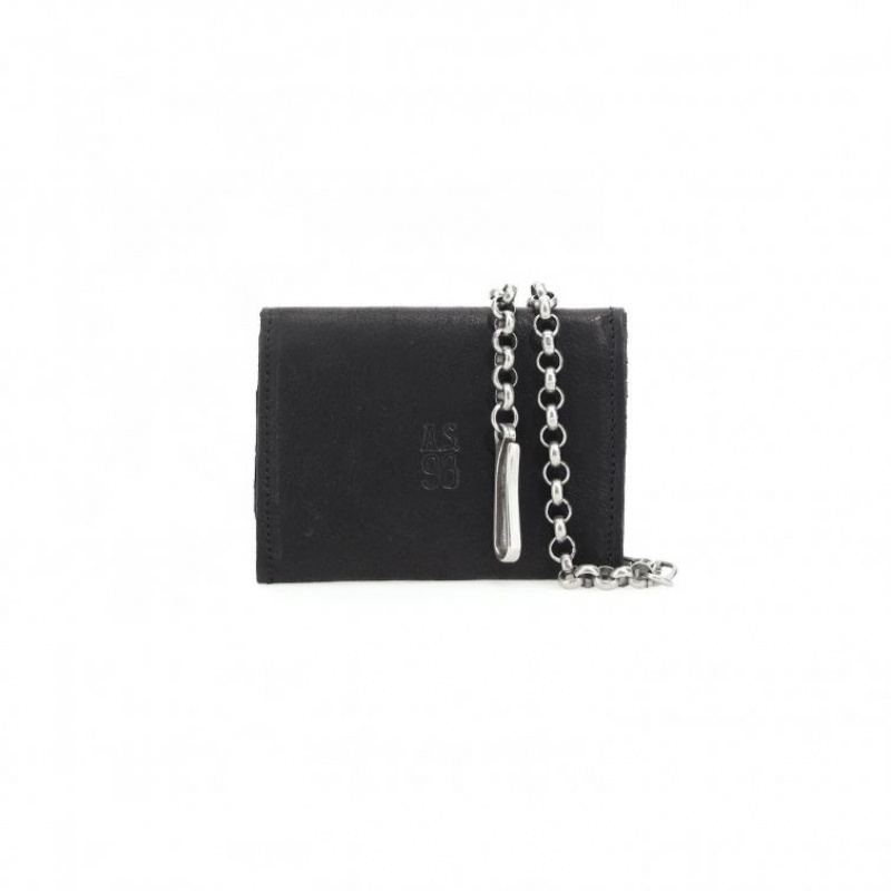 A.S.98 Buck Lommebok Unisex Svarte | NO-CPMZLF284