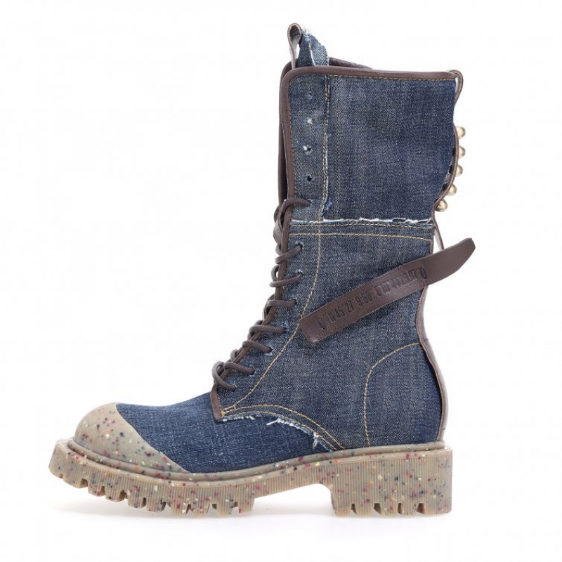 A.S.98 Cardon Ankle boots Dame Blå Sjokolade | NO-CPQRAO023