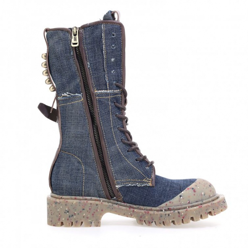 A.S.98 Cardon Ankle boots Dame Blå Sjokolade | NO-CPQRAO023