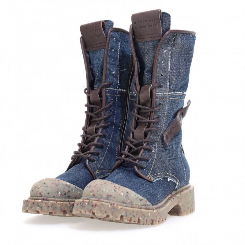 A.S.98 Cardon Ankle boots Dame Blå Sjokolade | NO-CPQRAO023