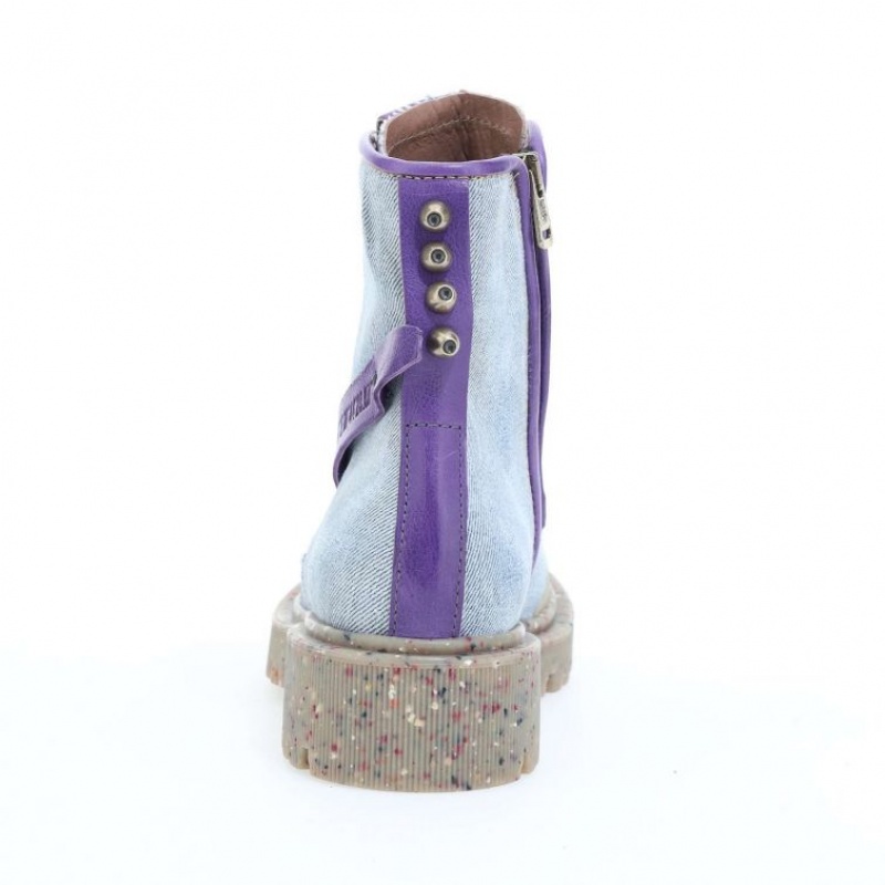 A.S.98 Case Ankle boots Dame Blå Lilla | NO-LFIXAG896
