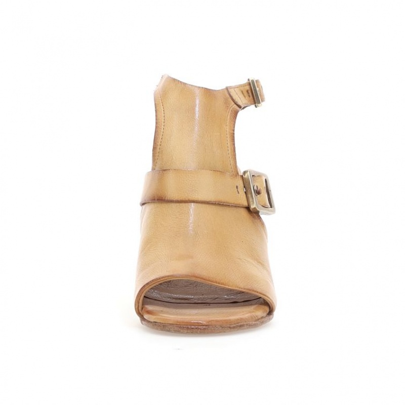 A.S.98 Charlize Sandaler Dame Khaki | NO-POLNTQ795