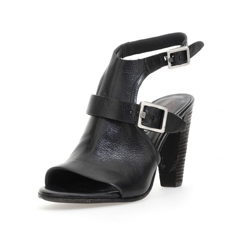 A.S.98 Charlize Sandaler Dame Svarte | NO-JYRZGT237