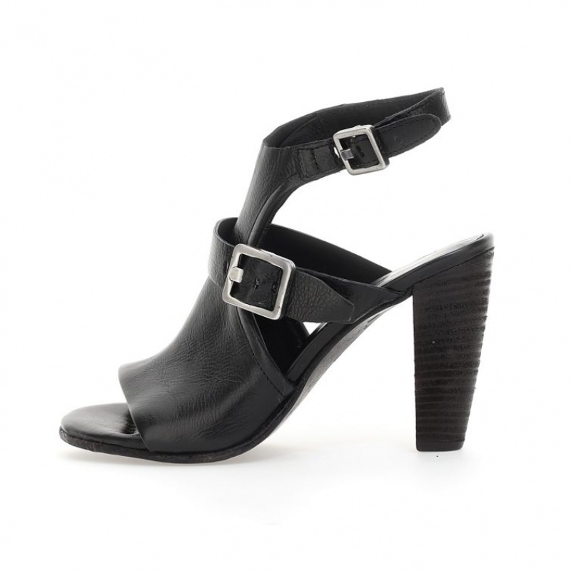 A.S.98 Charlize Sandaler Dame Svarte | NO-JYRZGT237