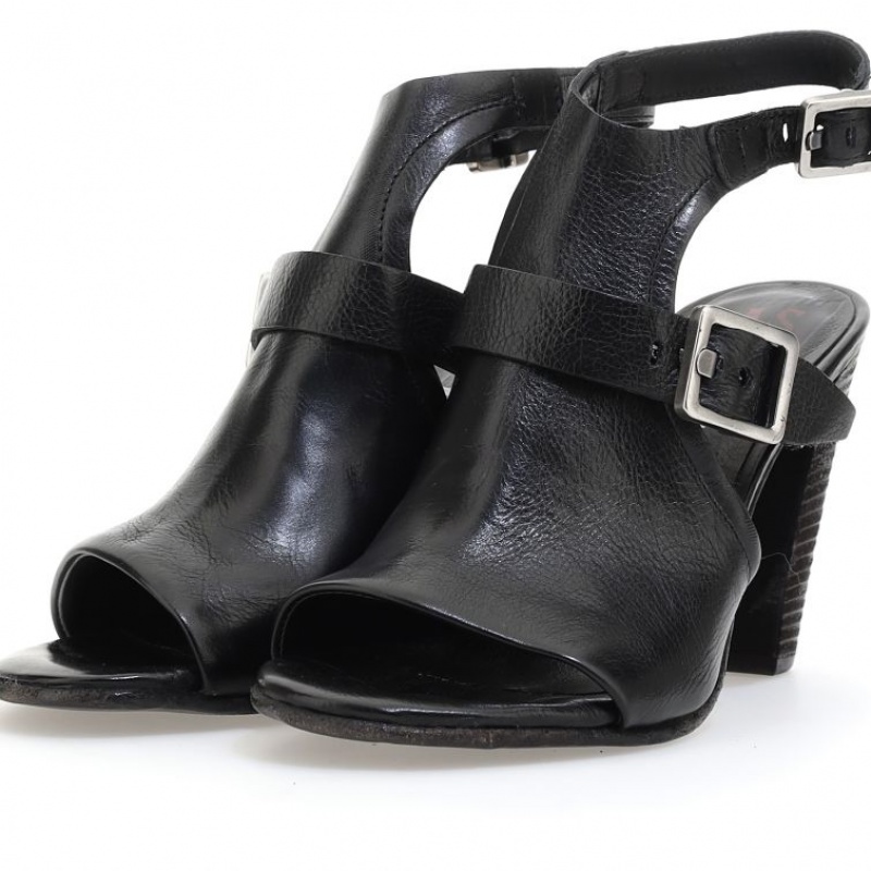 A.S.98 Charlize Sandaler Dame Svarte | NO-JYRZGT237