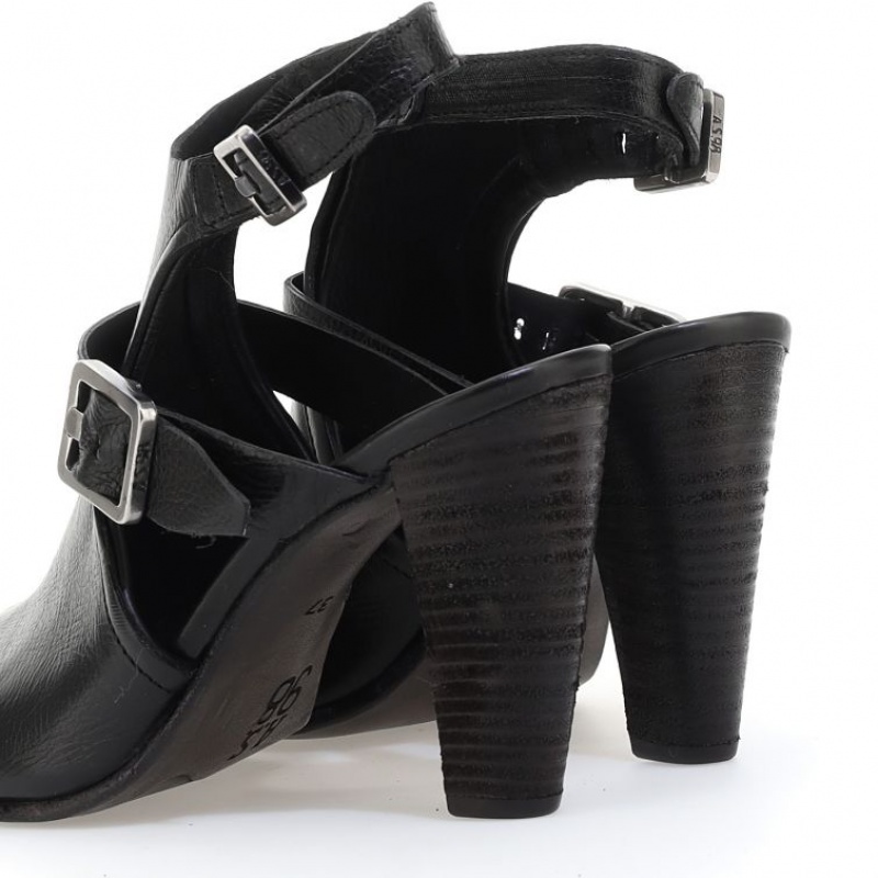 A.S.98 Charlize Sandaler Dame Svarte | NO-JYRZGT237