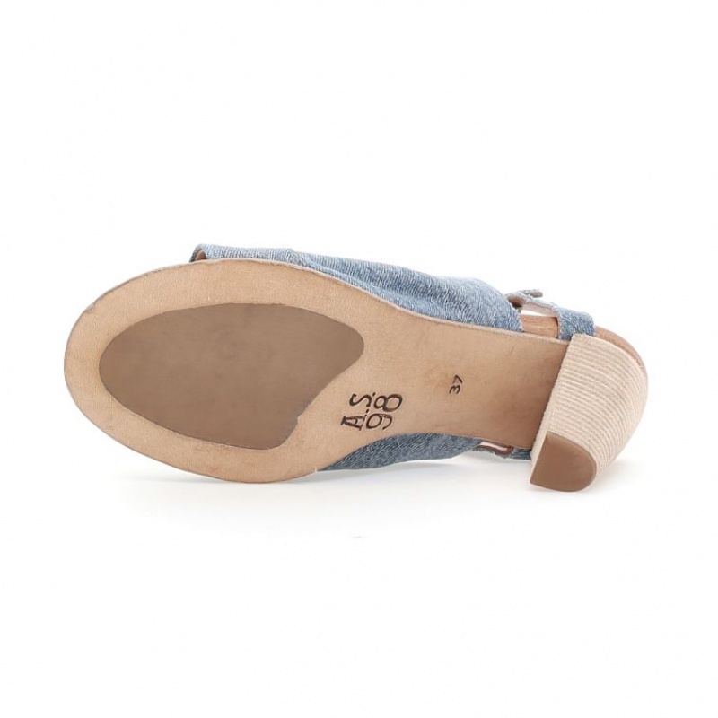 A.S.98 Clarise Sandaler Dame Blå | NO-KGYQEC631