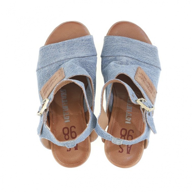 A.S.98 Clarise Sandaler Dame Blå | NO-KGYQEC631