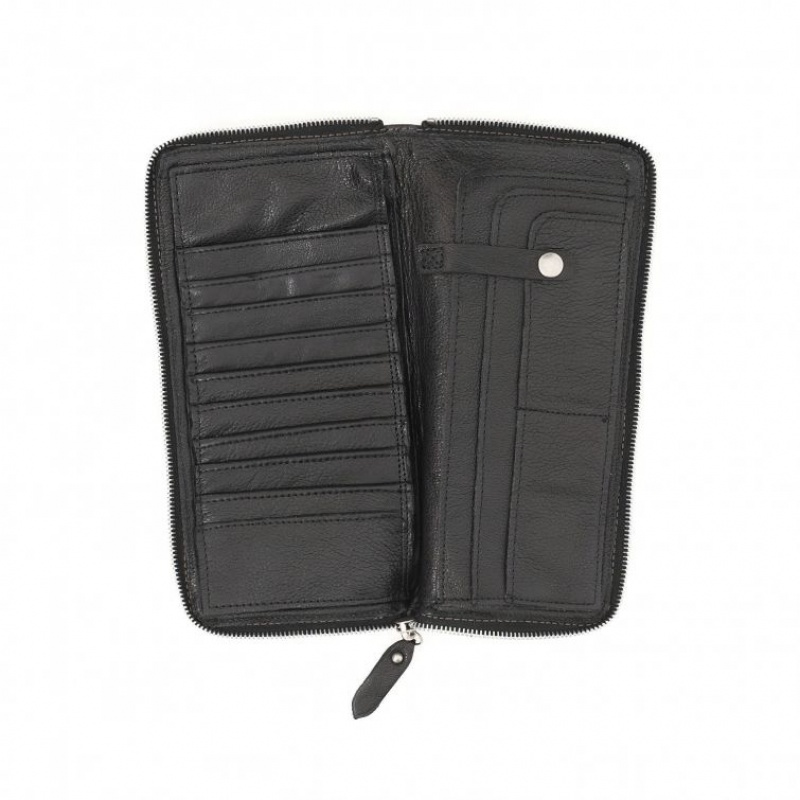 A.S.98 Clark Lommebok Unisex Svarte | NO-OALBNR279