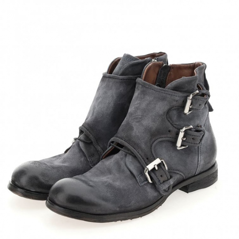 A.S.98 Clash 401202 Ankle boots Herre Marineblå | NO-UCDLNS653