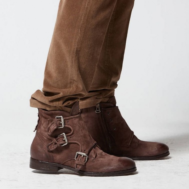 A.S.98 Clash 401202 Ankle boots Herre Sjokolade | NO-EXCQDB960