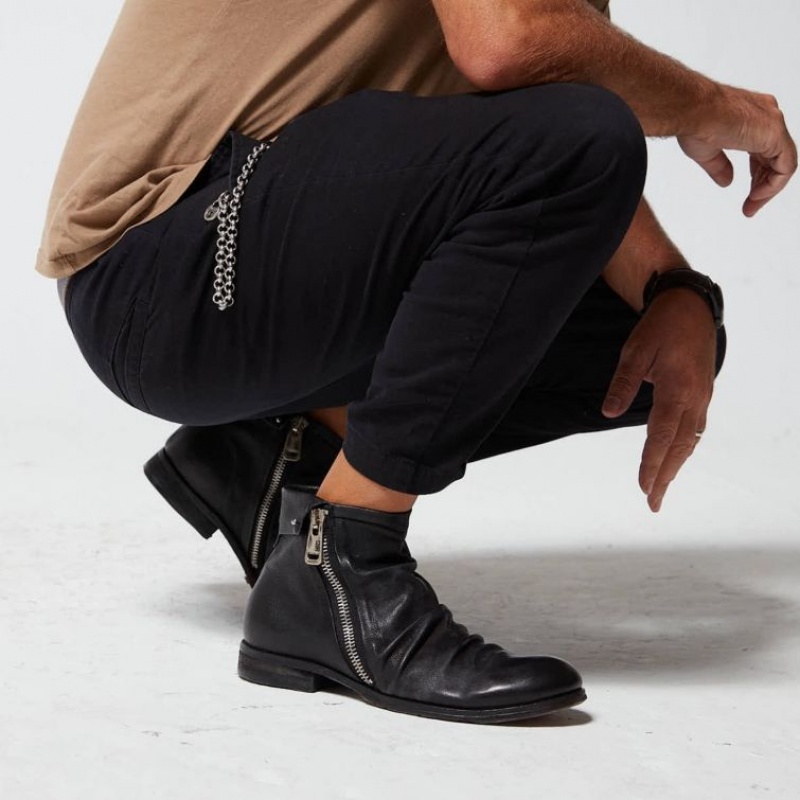 A.S.98 Clash 401216 Ankle boots Herre Svarte | NO-AGRVMI054