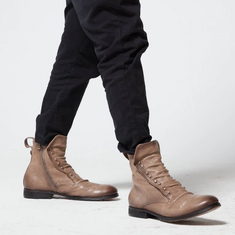 A.S.98 Clash 401231 Ankle boots Herre Grå | NO-KCSQJT167