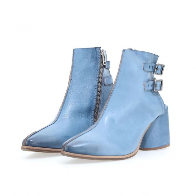 A.S.98 Elmer Ankle boots Dame Kongeblå | NO-IDZSOL904
