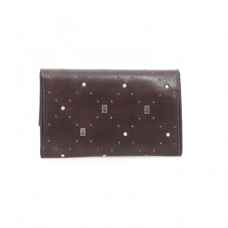 A.S.98 Fitz Lommebok Unisex Sjokolade | NO-BLRAYF795