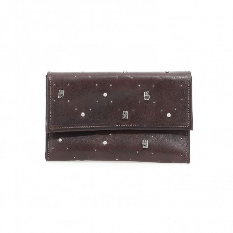 A.S.98 Fitz Lommebok Unisex Sjokolade | NO-BLRAYF795