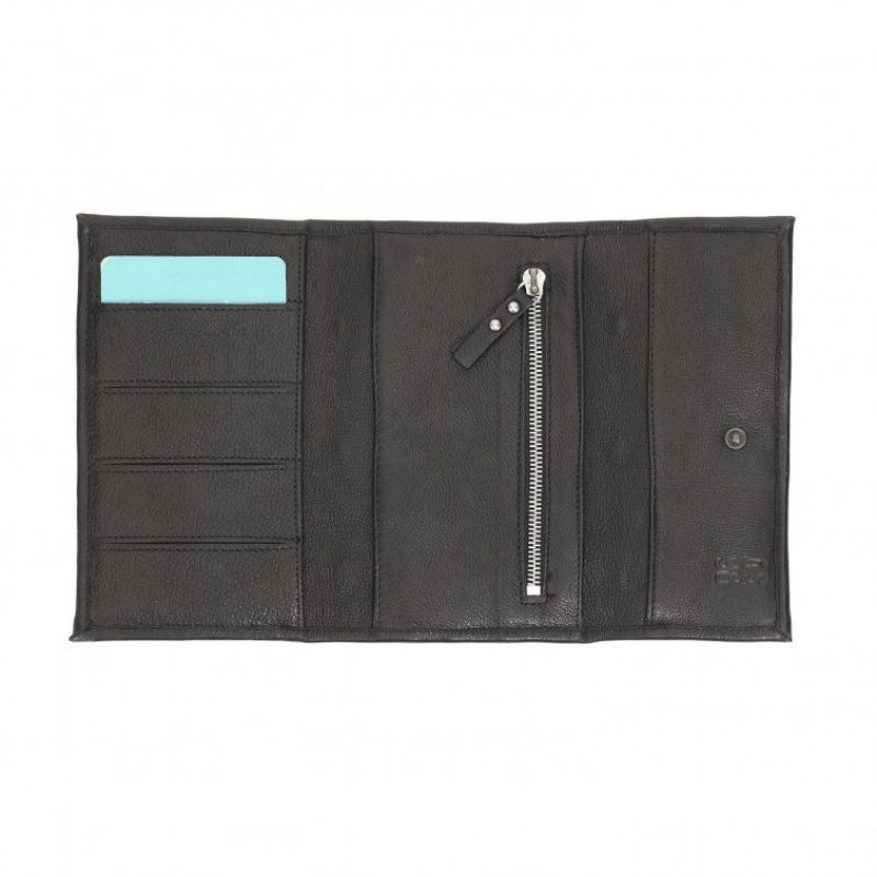 A.S.98 Fitz Lommebok Unisex Svarte | NO-VAPJYO301