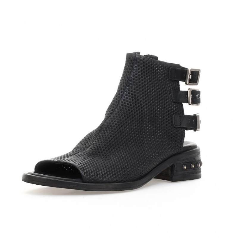 A.S.98 Gomer Sandaler Dame Svarte | NO-JFOKEY489