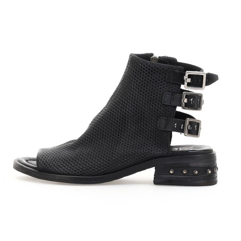 A.S.98 Gomer Sandaler Dame Svarte | NO-JFOKEY489