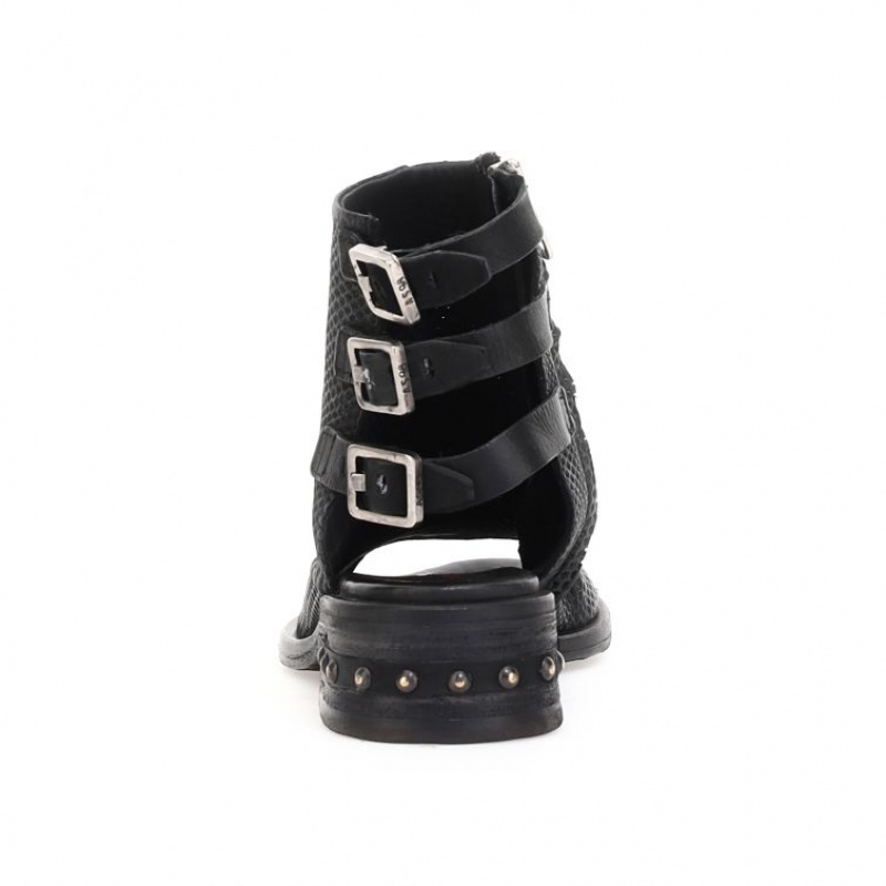 A.S.98 Gomer Sandaler Dame Svarte | NO-JFOKEY489