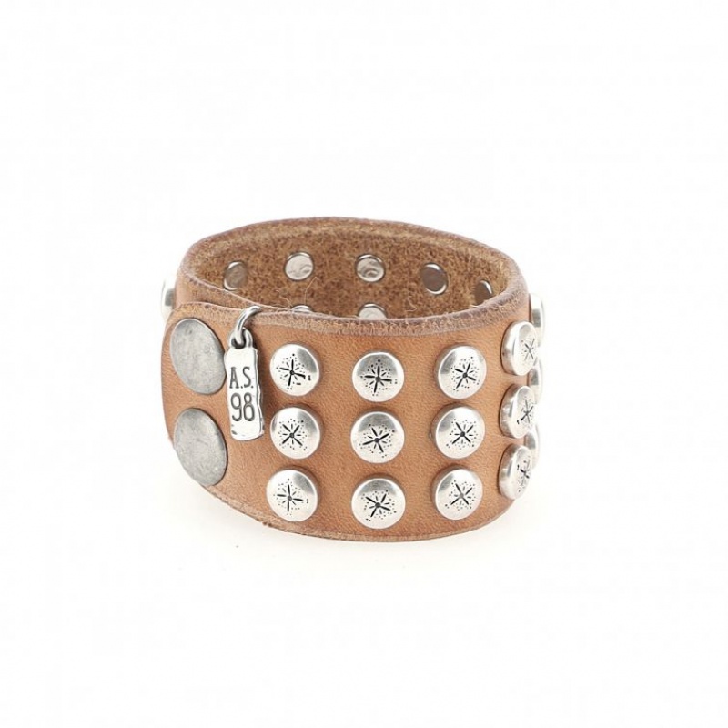 A.S.98 Herb Armbånd Unisex Lyse Khaki | NO-YVEBGD684