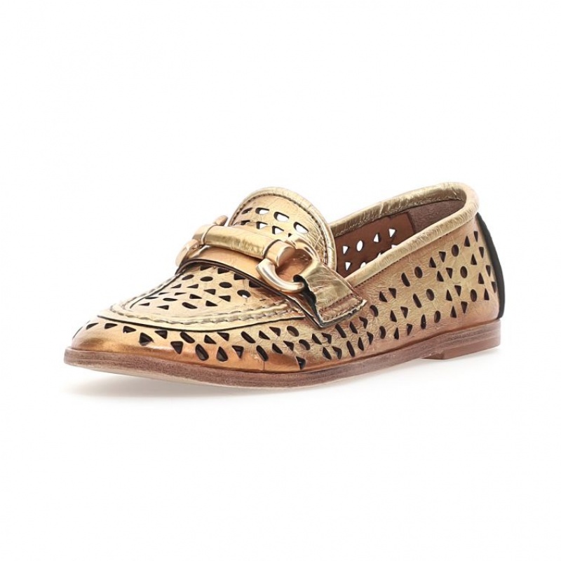 A.S.98 Jacklyn flat shoes Dame Gull | NO-JVDAZC780
