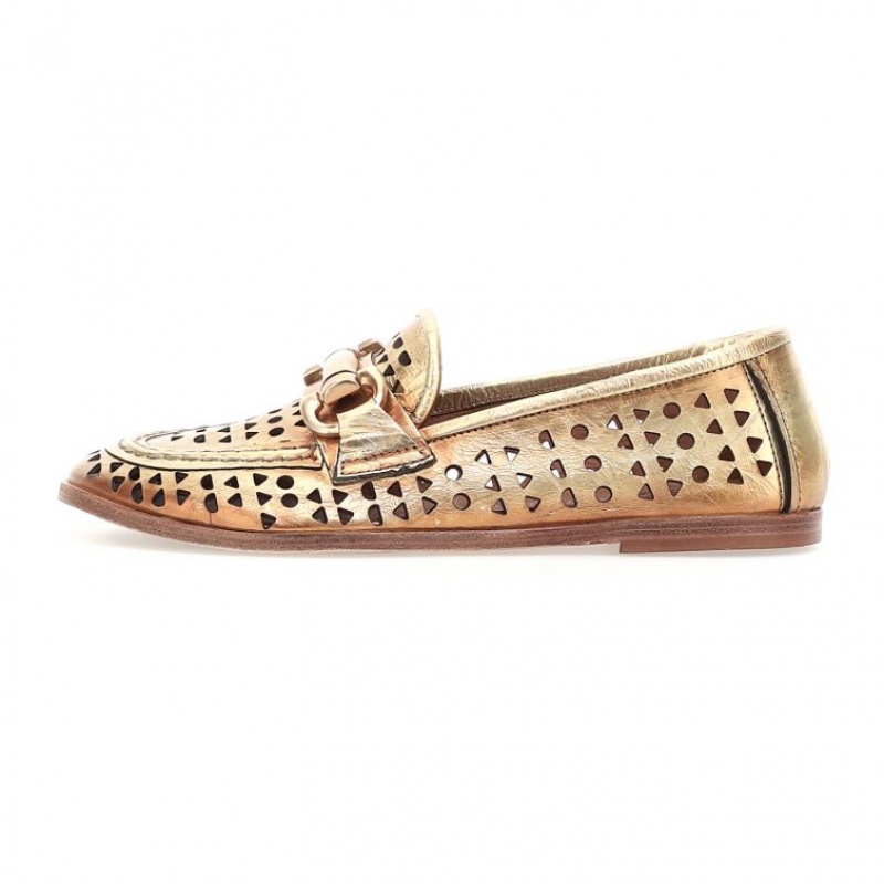 A.S.98 Jacklyn flat shoes Dame Gull | NO-JVDAZC780