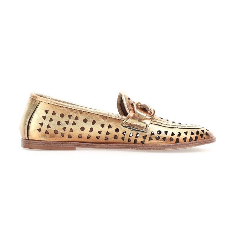 A.S.98 Jacklyn flat shoes Dame Gull | NO-JVDAZC780