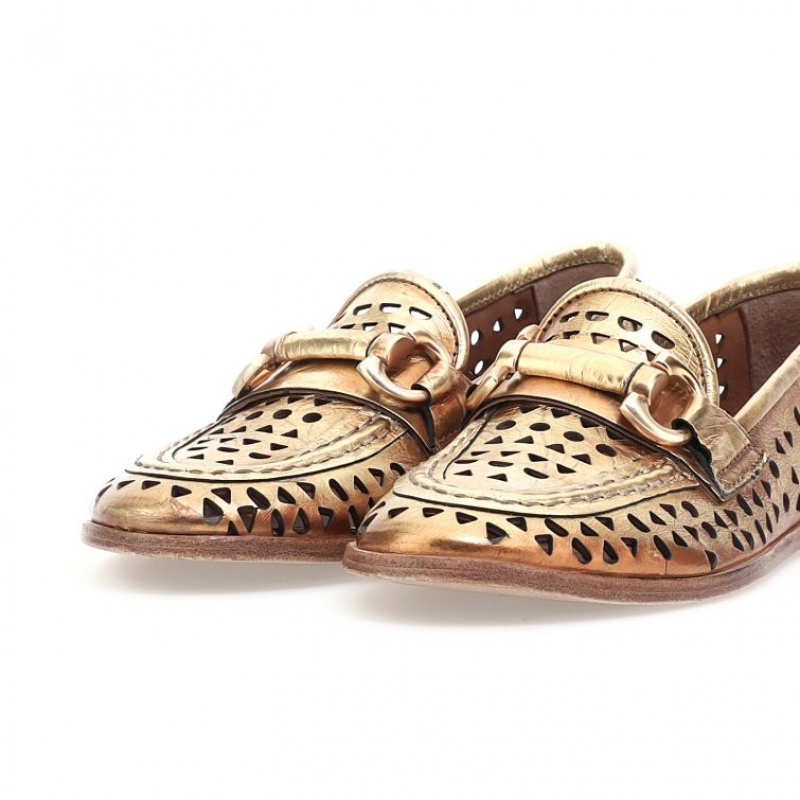 A.S.98 Jacklyn flat shoes Dame Gull | NO-JVDAZC780