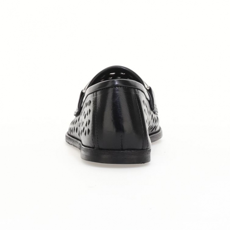 A.S.98 Jacklyn flat shoes Dame Svarte | NO-SQXPBJ874