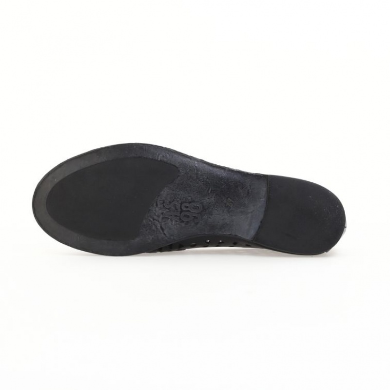 A.S.98 Jacklyn flat shoes Dame Svarte | NO-SQXPBJ874