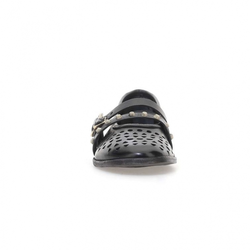A.S.98 Jade flat shoes Dame Svarte | NO-DMEUQF401
