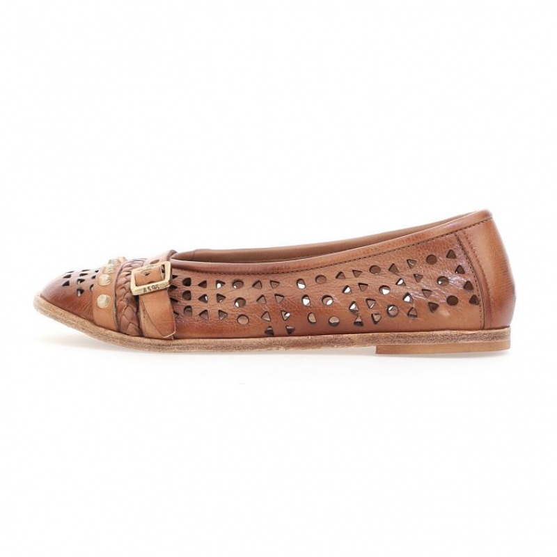 A.S.98 Jakki flat shoes Dame Brune | NO-GRSWDN524