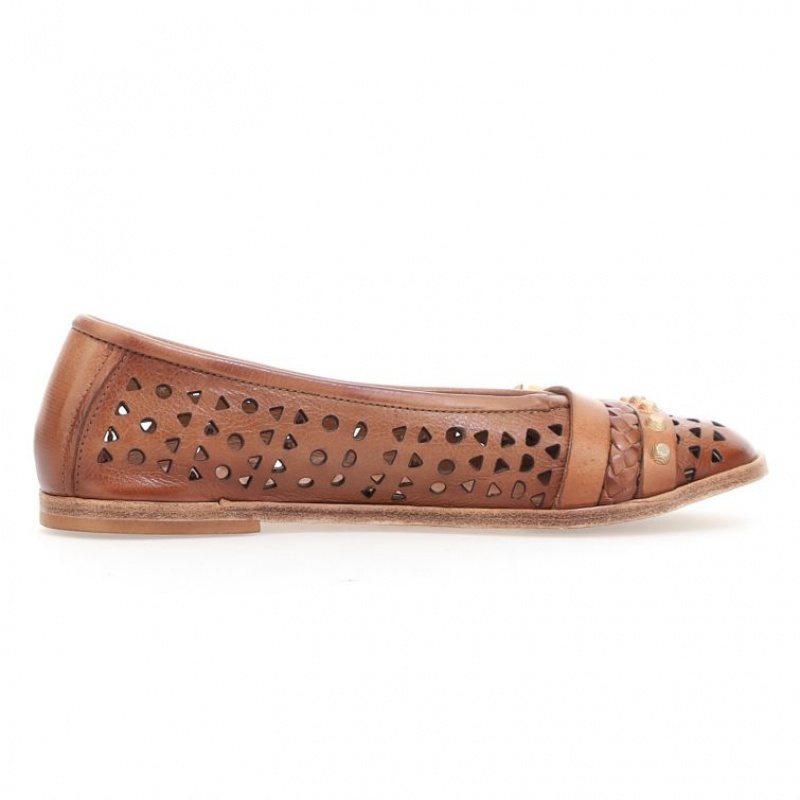 A.S.98 Jakki flat shoes Dame Brune | NO-GRSWDN524