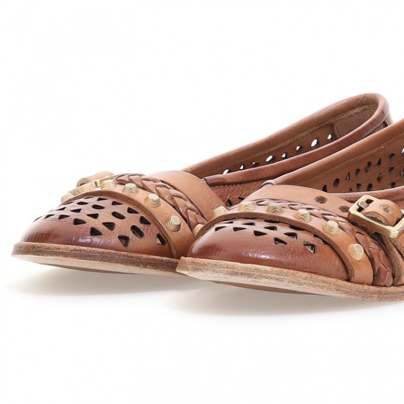 A.S.98 Jakki flat shoes Dame Brune | NO-GRSWDN524