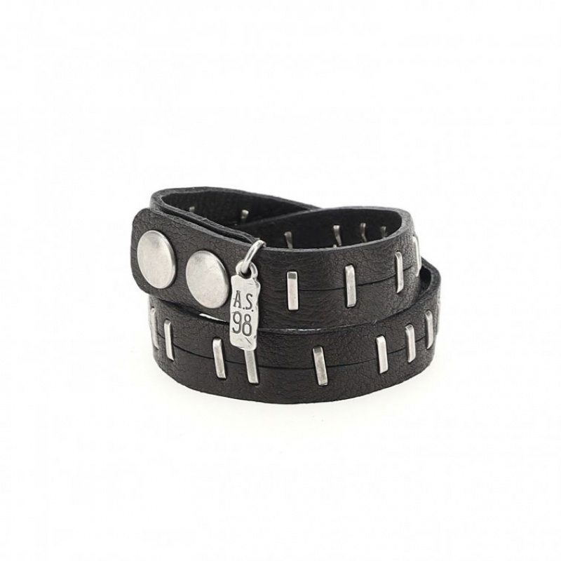 A.S.98 Jamey Armbånd Unisex Svarte | NO-JRTUSV483