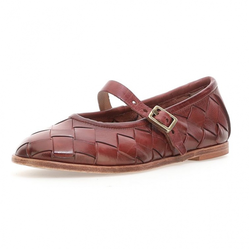 A.S.98 Janae flat shoes Dame Burgunder | NO-YCVSXK084