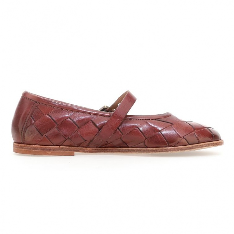 A.S.98 Janae flat shoes Dame Burgunder | NO-YCVSXK084