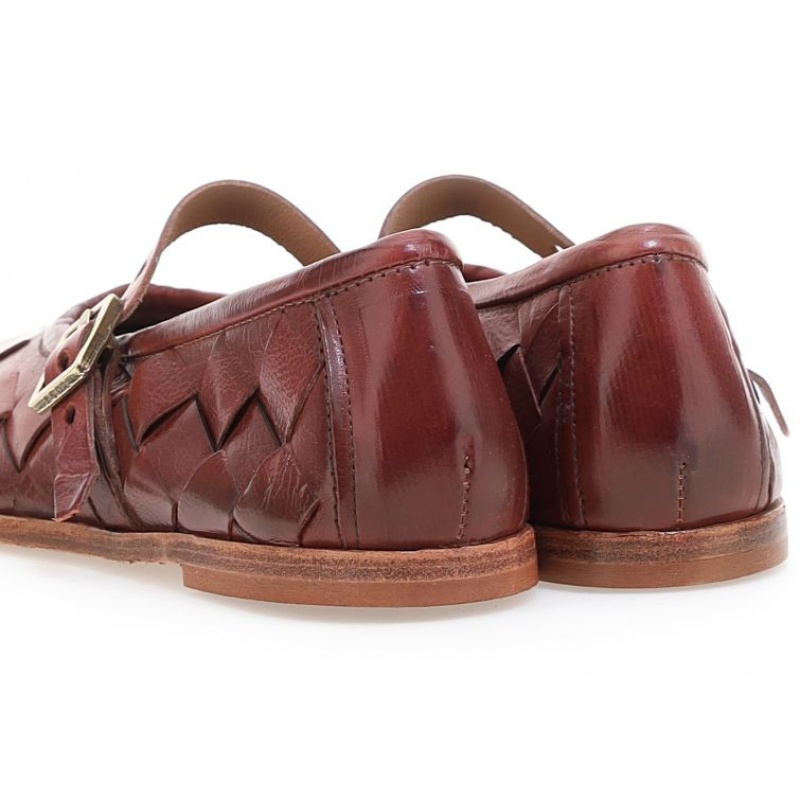 A.S.98 Janae flat shoes Dame Burgunder | NO-YCVSXK084