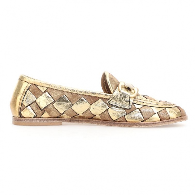 A.S.98 Janel flat shoes Dame Gull | NO-MDIYAP917