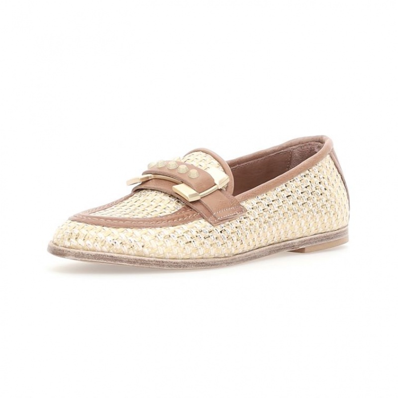 A.S.98 Janele flat shoes Dame Gull | NO-KBMOSI547