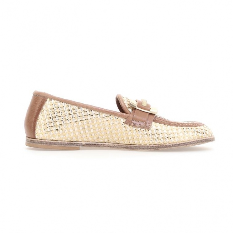 A.S.98 Janele flat shoes Dame Gull | NO-KBMOSI547