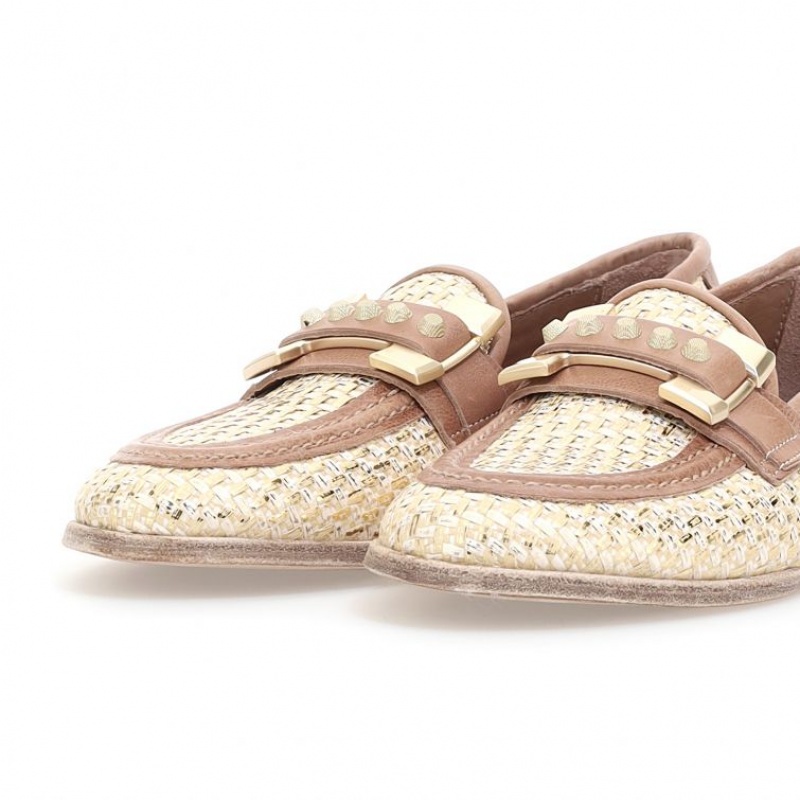 A.S.98 Janele flat shoes Dame Gull | NO-KBMOSI547