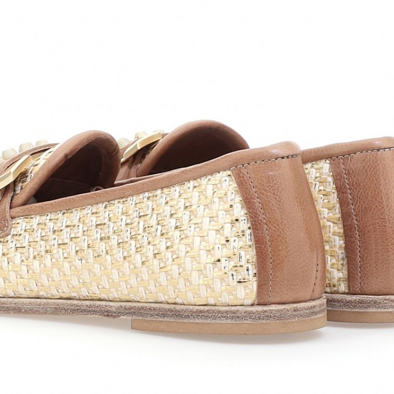 A.S.98 Janele flat shoes Dame Gull | NO-KBMOSI547