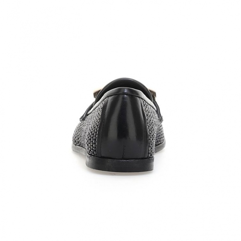 A.S.98 Janele flat shoes Dame Svarte | NO-PYXTVB749