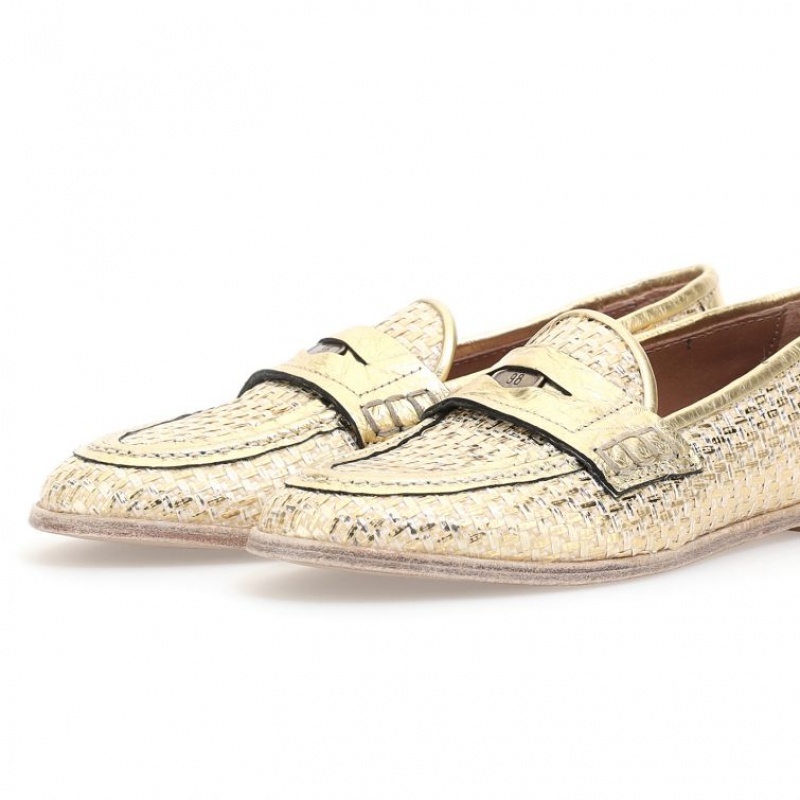 A.S.98 Janene flat shoes Dame Gull | NO-DNPOHV243